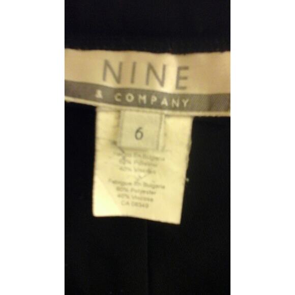 Nine & Company Pants, Black dressy, women's size 6, career wear, EUC - Picture 3 of 4